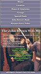 Mobile Screenshot of johnbrownwaxmuseum.com